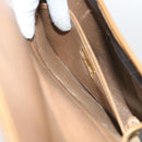 Christian Dior Honeycomb Canvas Shoulder Bag PVC Leather Black Auth am5058-21