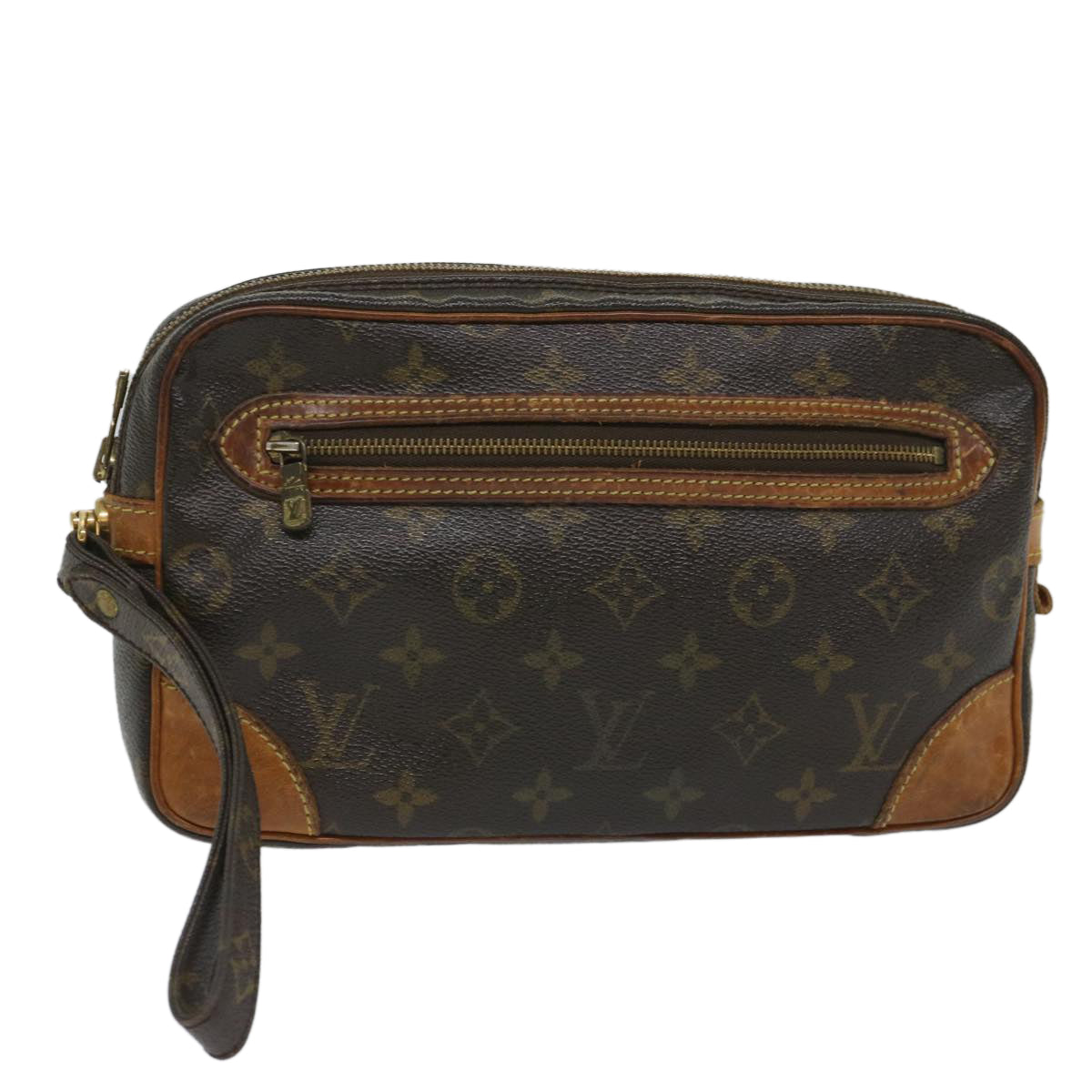 LOUIS VUITTON Monogram Marly Dragonne GM Clutch Bag M51825 LV Auth am5083