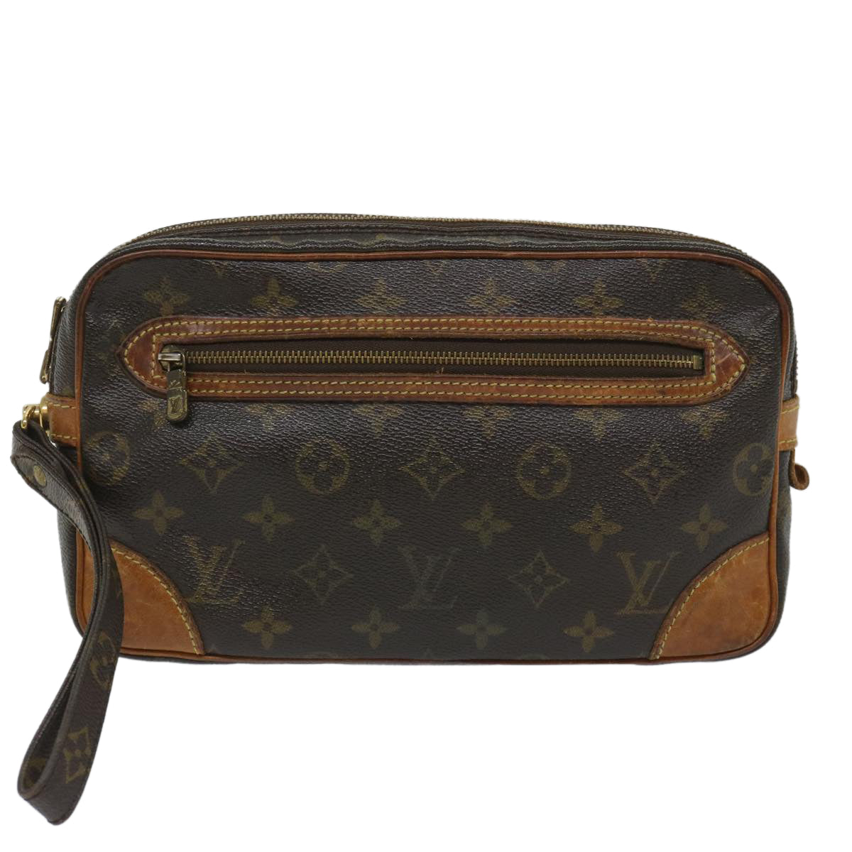 LOUIS VUITTON Monogram Marly Dragonne GM Clutch Bag M51825 LV Auth am5083