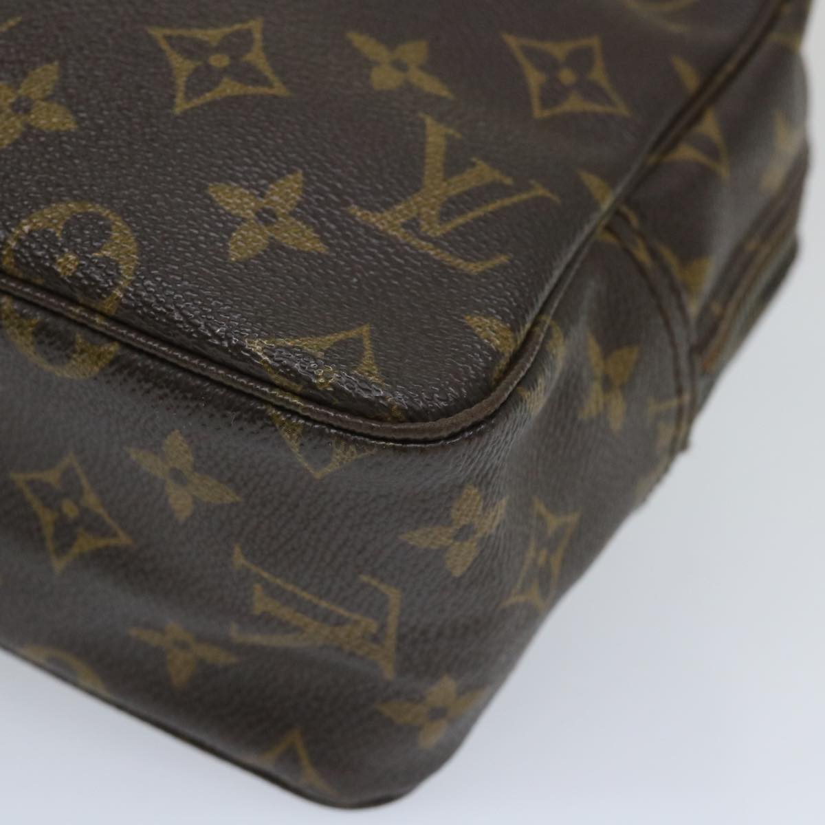 LOUIS VUITTON Monogram Trousse Toilette 28 Clutch Bag M47522 LV Auth am5084