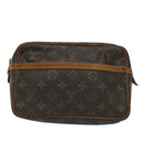 LOUIS VUITTON Monogram Compiegne 23 Clutch Bag M51847 LV Auth am5110-13