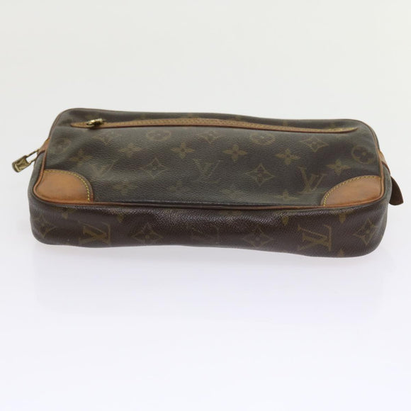 LOUIS VUITTON Monogram Clutch Bag 2 Set LV Auth am5127