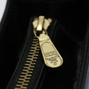 MCM Vicetos Logogram Shoulder Bag PVC Leather Black Auth am5162-17