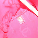 CHANEL Cambon Line Tote Bag Leather White CC Auth am5180-23