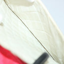 CHANEL Cambon Line Tote Bag Leather White CC Auth am5180-24