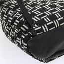 BALENCIAGA Traveler Backpack Nylon Black White 340139 Auth am5199-18