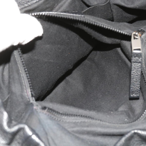 BALENCIAGA Traveler Backpack Nylon Black White 340139 Auth am5199