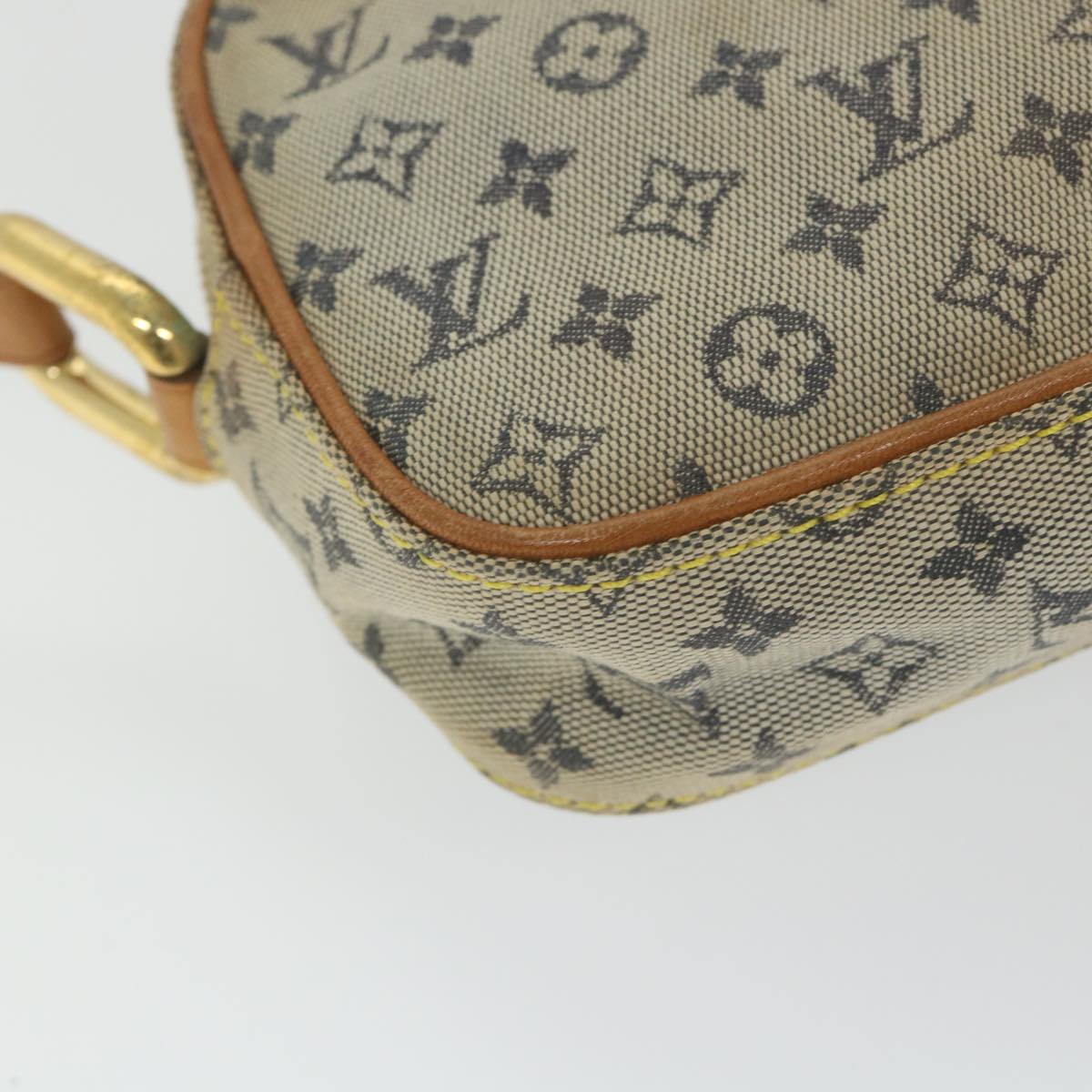 LOUIS VUITTON Monogram Mini Juliet MM Shoulder Bag Blue M92004 LV Auth am5220