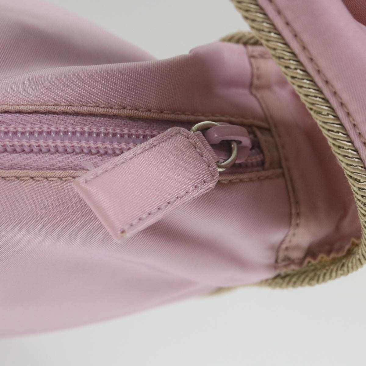 PRADA Shoulder Bag Nylon Pink Auth am5230