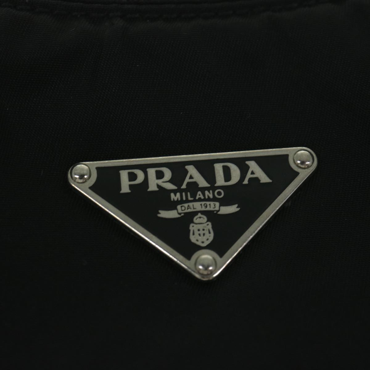 PRADA Shoulder Bag Nylon Black Auth am5243