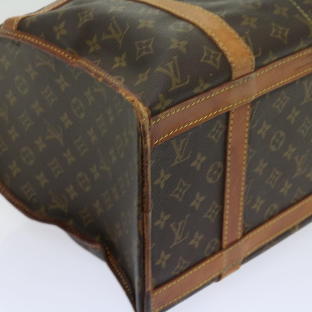 LOUIS VUITTON Monogram Sac Shan 40 Pet Carry Vintage M42024 LV Auth am5259