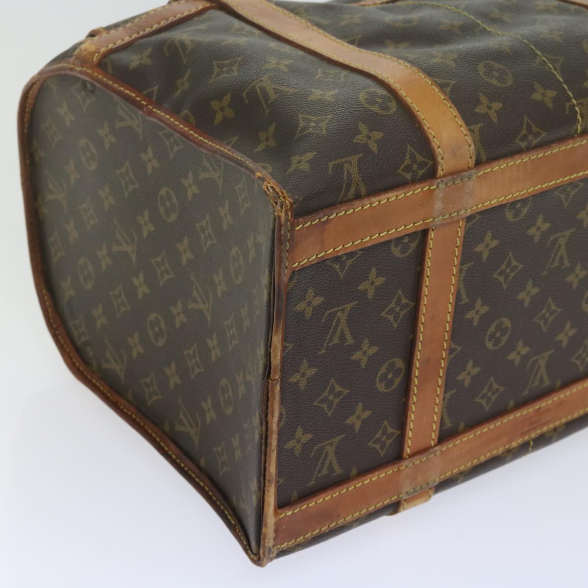 LOUIS VUITTON Monogram Sac Shan 40 Pet Carry Vintage M42024 LV Auth am5259