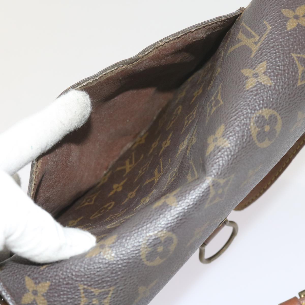 LOUIS VUITTON Monogram Saint Cloud GM Shoulder Bag M51242 LV Auth am5262