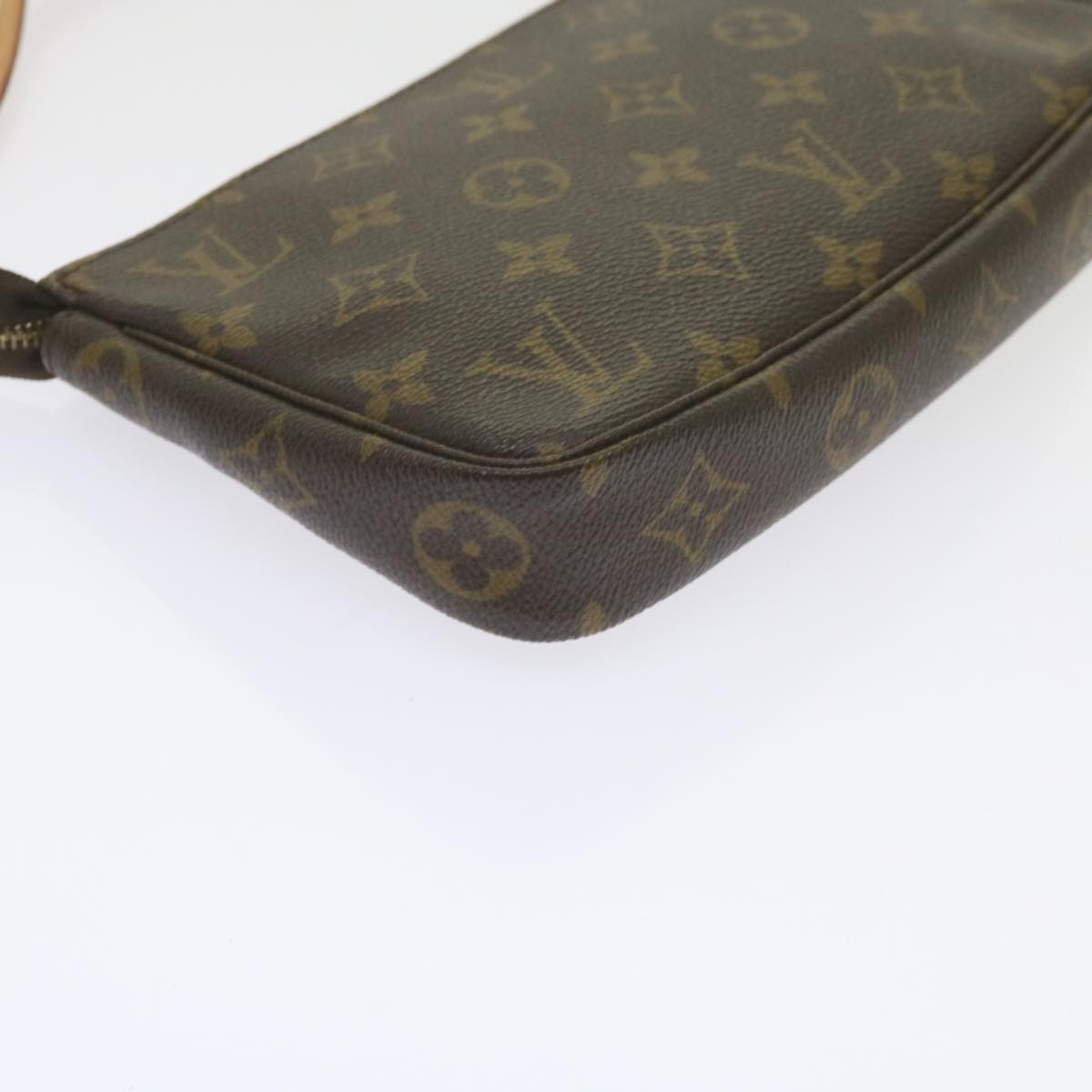 LOUIS VUITTON Monogram Pochette Accessoires Pouch 2way M51980 LV Auth am5273