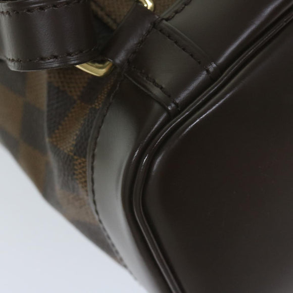 LOUIS VUITTON Damier Ebene Montsouris GM Backpack N51139 LV Auth am5291SAV