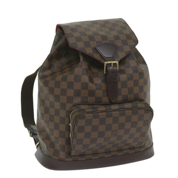 LOUIS VUITTON Damier Ebene Montsouris GM Backpack N51139 LV Auth am5291SAV