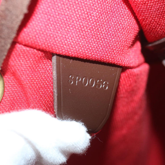 LOUIS VUITTON Damier Ebene Montsouris GM Backpack N51139 LV Auth am5291SAV