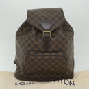 LOUIS VUITTON Damier Ebene Montsouris GM Backpack N51139 LV Auth am5291SAV-25