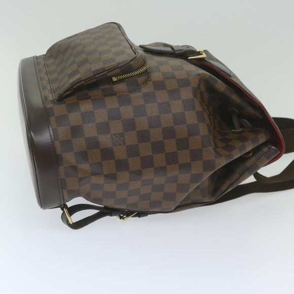 LOUIS VUITTON Damier Ebene Montsouris GM Backpack N51139 LV Auth am5291SAV