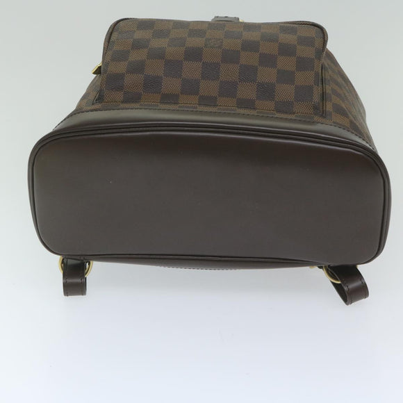 LOUIS VUITTON Damier Ebene Montsouris GM Backpack N51139 LV Auth am5291SAV