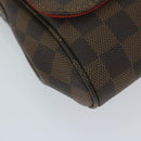 LOUIS VUITTON Damier Ebene Favorit MM Shoulder Bag 2way M41129 LV Auth am5292V-16