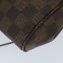 LOUIS VUITTON Damier Ebene Favorit MM Shoulder Bag 2way M41129 LV Auth am5292V-17