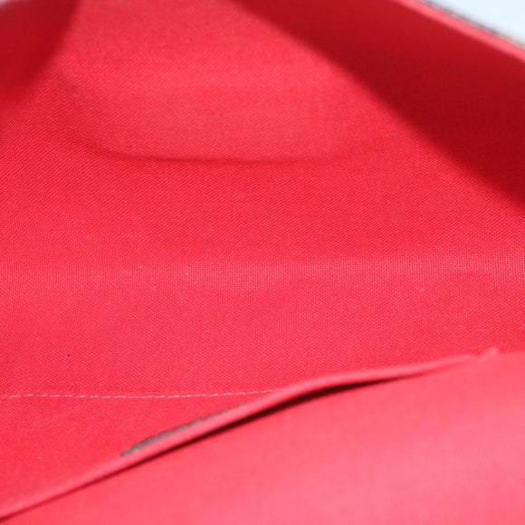 LOUIS VUITTON Damier Ebene Favorit MM Shoulder Bag 2way M41129 LV Auth am5292V