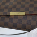 LOUIS VUITTON Damier Ebene Favorit MM Shoulder Bag 2way M41129 LV Auth am5292V-38