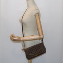 LOUIS VUITTON Damier Ebene Favorit MM Shoulder Bag 2way M41129 LV Auth am5292V-47