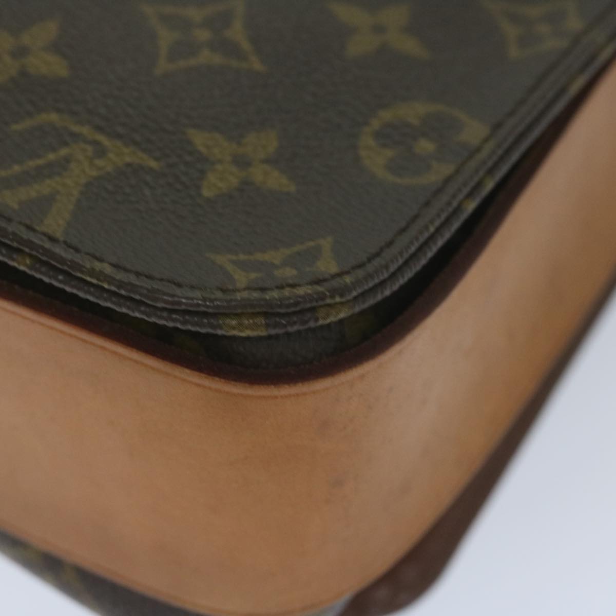 LOUIS VUITTON Monogram Cartouchiere GM Shoulder Bag M51252 LV Auth am5316