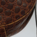 Salvatore Ferragamo Shoulder Bag PVC 2 Set Brown Red Auth am5331-17