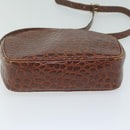 Salvatore Ferragamo Shoulder Bag PVC 2Set Brown Red Auth am5331-18