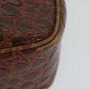 Salvatore Ferragamo Shoulder Bag PVC 2Set Brown Red Auth am5331-19