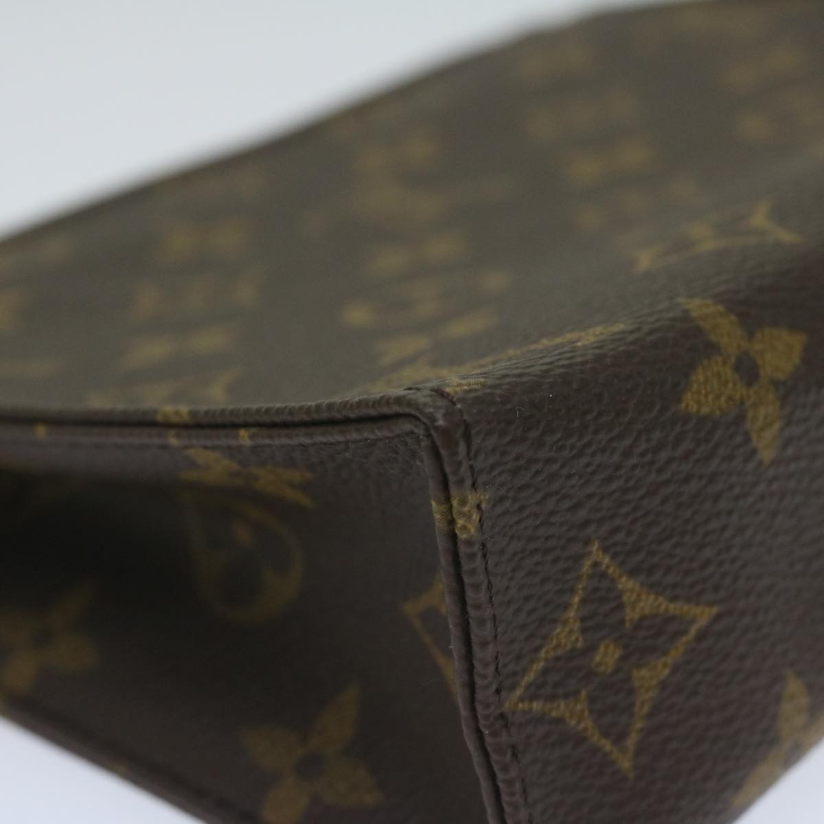 LOUIS VUITTON Monogram Poche Toilette 19 Pouch M47544 LV Auth am5338