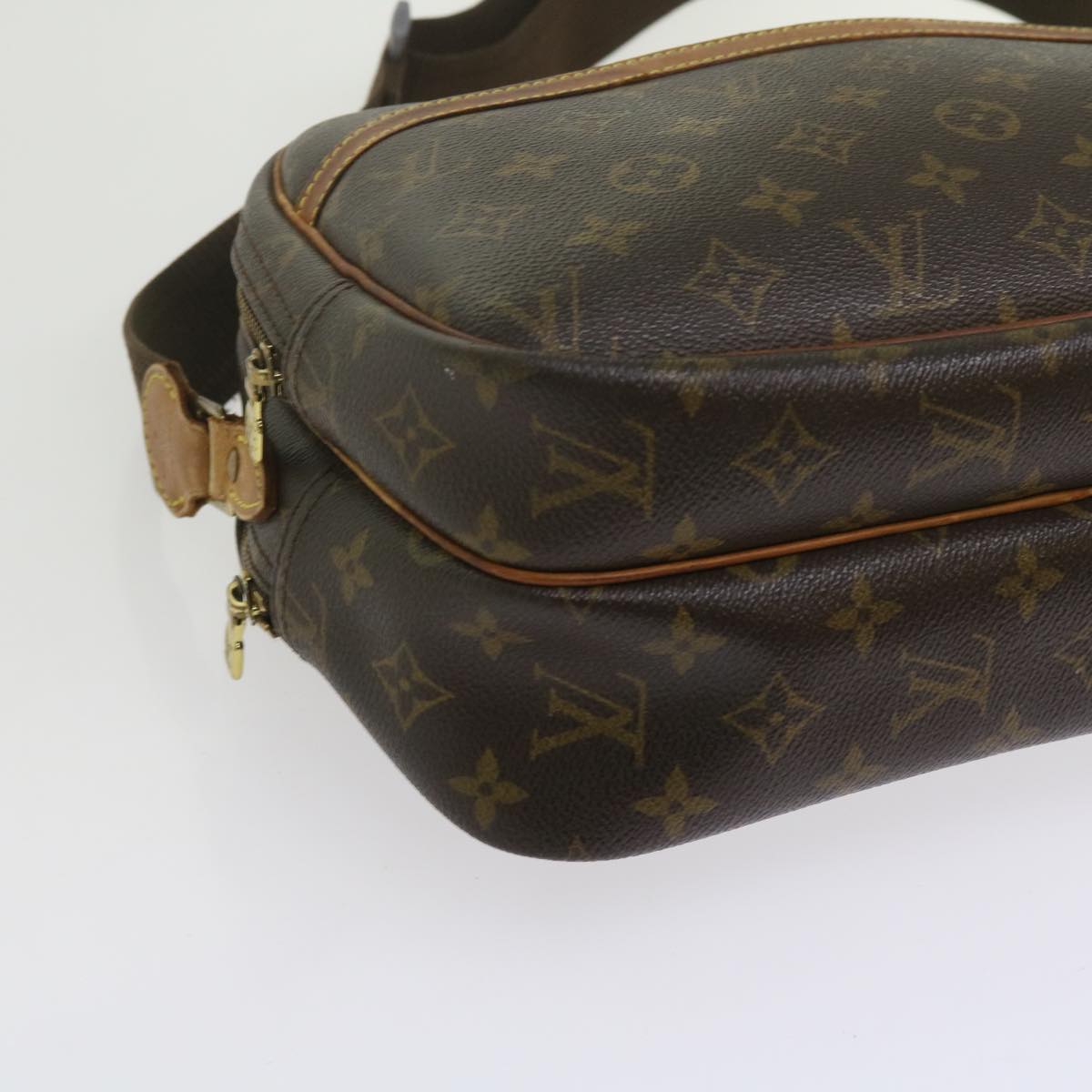 LOUIS VUITTON Monogram Reporter PM Shoulder Bag M45254 LV Auth am5360