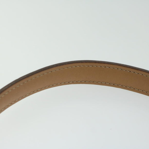 CELINE Macadam Canvas Hand Bag PVC Leather Brown Auth am5411V