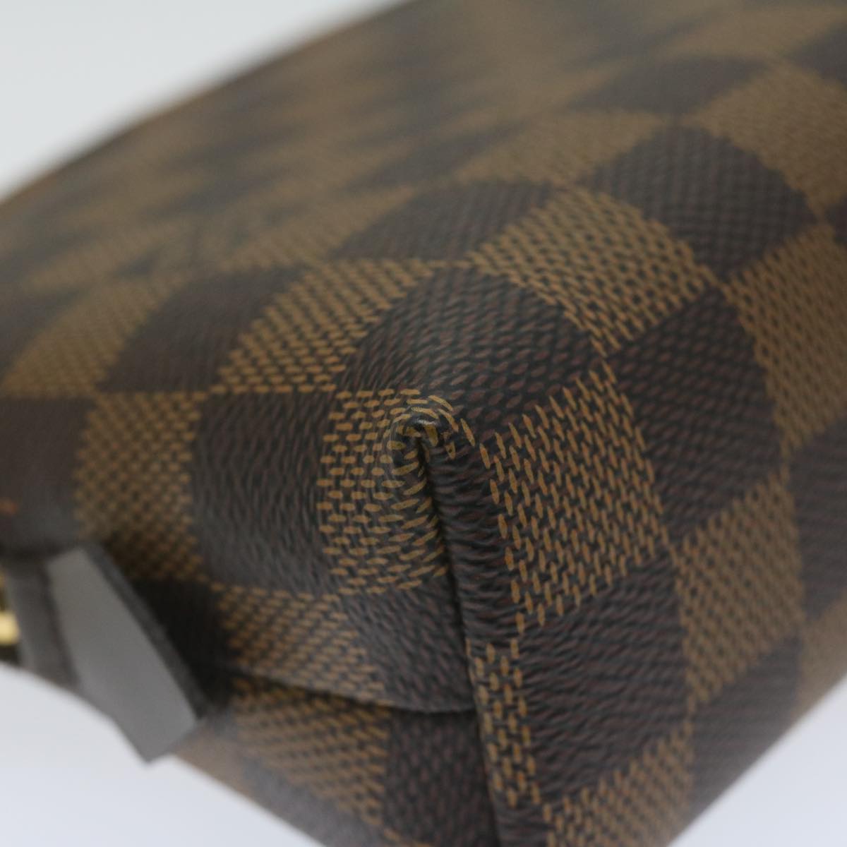 LOUIS VUITTON Damier Ebene Pochette Cosmetic GM Pouch N23345 LV Auth am5412