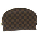 LOUIS VUITTON Damier Ebene Pochette Cosmetic GM Pouch N23345 LV Auth am5412-13