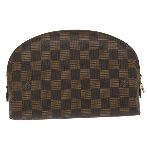 LOUIS VUITTON Damier Ebene Pochette Cosmetic GM Pouch N23345 LV Auth am5412