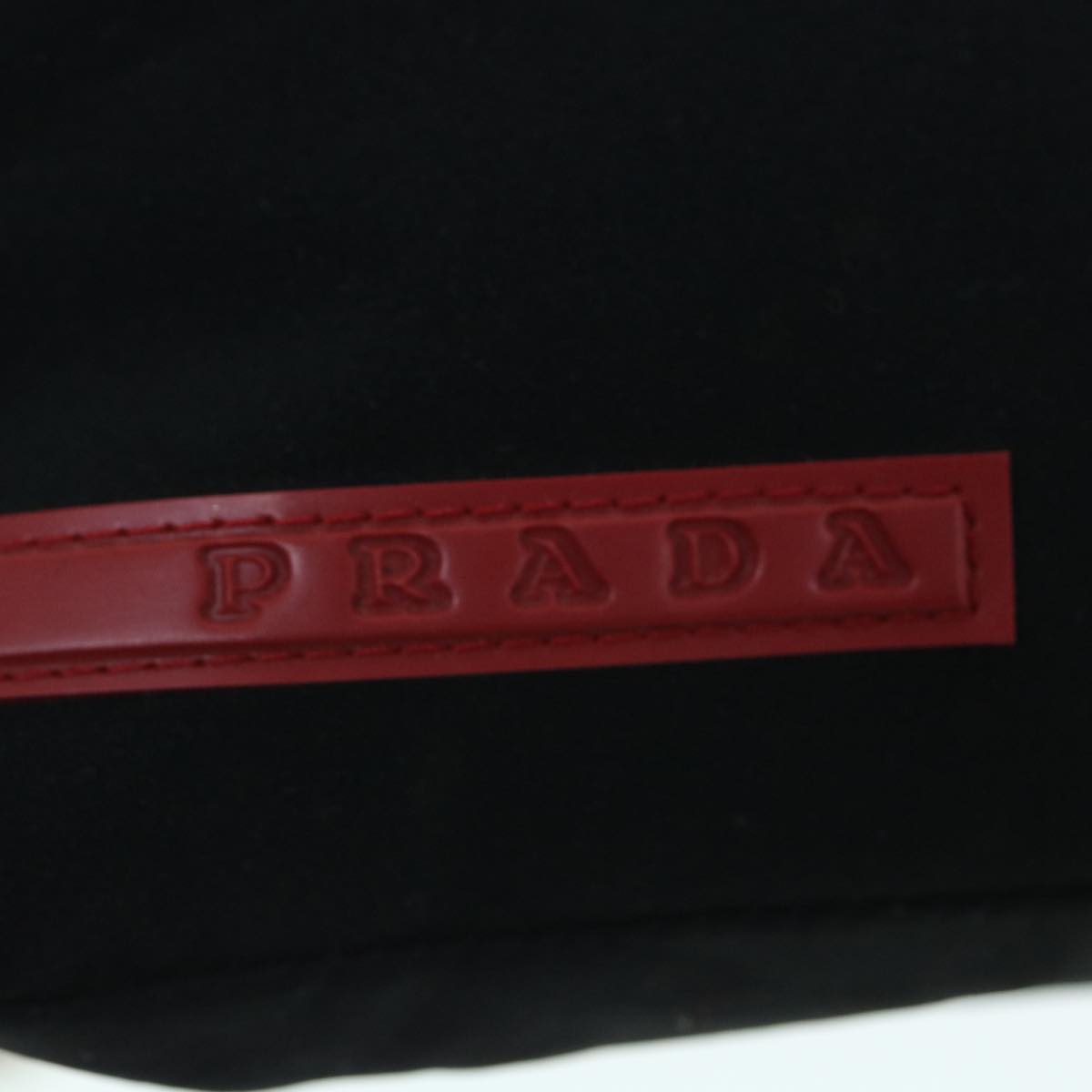 PRADA Sports Waist bag Nylon Black Auth am5433
