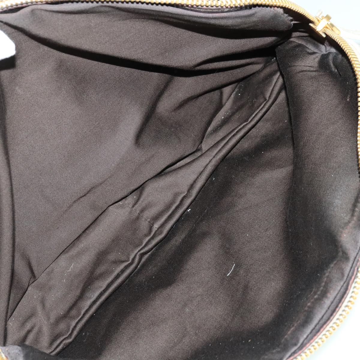 Miu Miu Hand Bag Patent leather 2way White Auth am5440