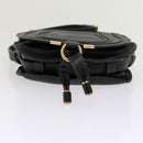 Chloe Mercy Shoulder Bag Leather Black Auth am5457V-5