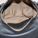 Chloe Mercy Shoulder Bag Leather Black Auth am5457V-11