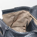 Chloe Mercy Shoulder Bag Leather Black Auth am5457V-19