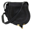 Chloe Mercy Shoulder Bag Leather Black Auth am5457V-1