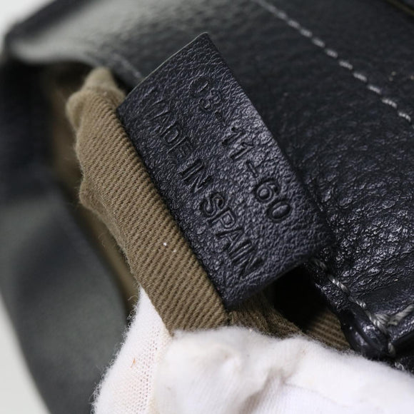 Chloe Mercy Shoulder Bag Leather Black Auth am5457V