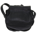 Chloe Mercy Shoulder Bag Leather Black Auth am5457V-2