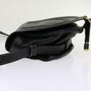 Chloe Mercy Shoulder Bag Leather Black Auth am5457V-4