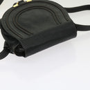 Chloe Mercy Shoulder Bag Leather Black Auth am5457V-6