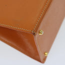 MORABITO Scalar 28 Hand Bag Leather Orange Auth am5465-17